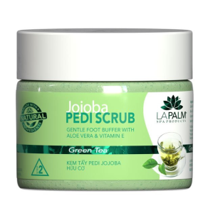 La Palm Jojoba Pedi Scrub Green Tea - 12 Oz