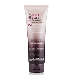 Giovanni 2Chic Brazilian Keratin & Argan Oil Ultra Sleek  Shampoo - 8.5 Oz
