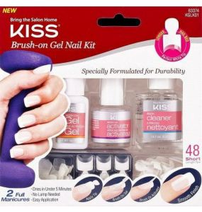 KISS Brush-on Gel Nail Kit KGLK01 1 Pack	