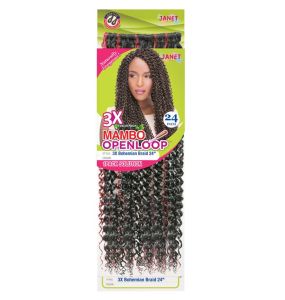 Janet collection 3X Bohemian Braid 24" Color #33 (1 Pack Solution)
