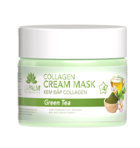 La Palm Collagen Cream Mask Green Tea - 12 Oz