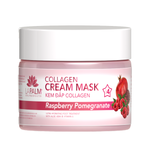 La Palm Collagen Cream Mask Raspberry Pomegranate - 12 Oz