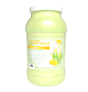 La Palm Collagen Cream Mask, Lemon Grass & Ginger - 1 Gallon	