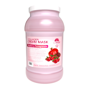 La Palm Collagen Cream Mask, Raspberry Pomegranate - 1G
