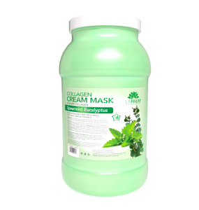 La Palm Collagen Cream Mask, Spearmint Eucalyptus	- 1G