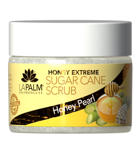 La Palm Honey Extreme Sugar Cane Scrub Collagen Honey Pearl - 12 Oz