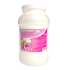 La Palm Honey Extreme Sugar Cane Scrub, Collagen Fragrance Free - 1G