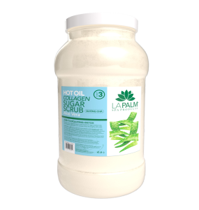 La Palm Hot Oil Collagen Sugar Scrub, Aloe Vera- 1G