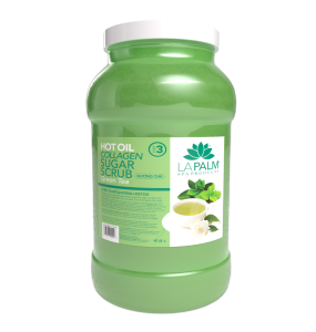 La Palm Hot Oil Collagen Sugar Scrub Green Tea - 1 Gallon	