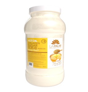 La Palm Hot Oil Collagen Sugar Scrub Honey Pearl - 1 Gallon	