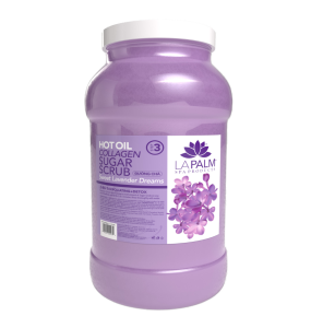 La Palm Hot Oil Collagen Sugar Scrub, Sweet Lavender Dreams - 1 G	