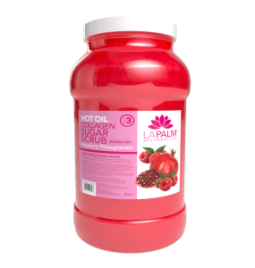 La Palm Jojoba Pedi Scrub, Raspberry Pomegranate - 1G