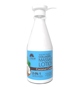 La Palm Healing Therapy Collagen Massage Lotion Coconut Cream 	
