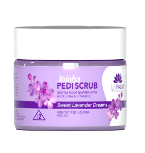 La Palm Jojoba Pedi Scrub Sweet Lavender Dreams - 12 Oz