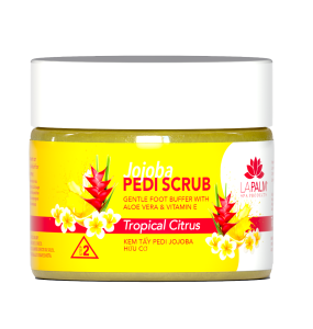 La Palm Jojoba Pedi Scrub Tropical Citrus - 12 Oz	