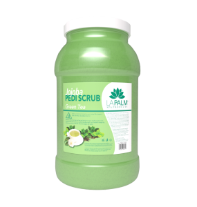 La Palm Jojoba Pedi Scrub, Green Tea	