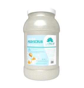 La Palm Jojoba Pedi Scrub, Milk & Honey - 1G