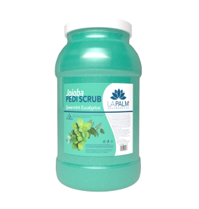 La Palm Jojoba Pedi Scrub, Spearmint Eucalyptus	-1G