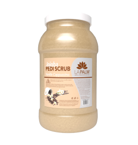La Palm Jojoba Pedi Scrub, Vanilla Cappuccino- 1G