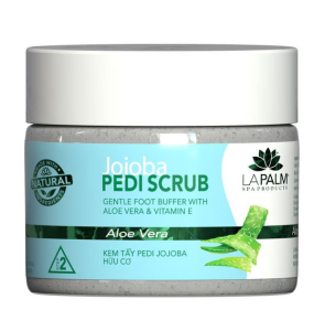 La Palm Jojoba Pedi Scrub Aloe Vera - 12 Oz