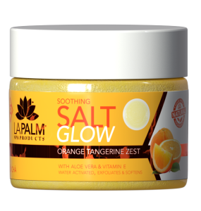 La Palm Soothing Salt Glow Orange Tangerine Zest - 12 Oz 