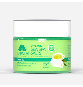 La Palm Vitamin Sea SPA Salts Green Tea - 12 Oz