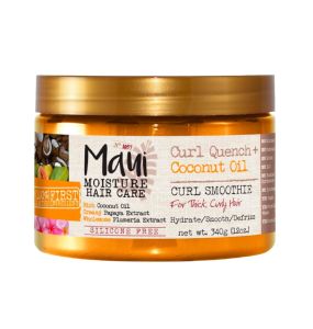 Maui Moisture Curl Quench + Coconut Oil Hydrating Curl Smoothie - 12 Oz