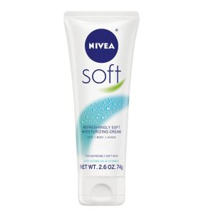 NIVEA Soft Cream Refreshingly Soft Moisturizing Cream (Face, Body,Hand) - 2.6 Oz