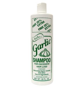 Nutrine Garlic Shampoo for excessive Hair Loss, Unscented - 20 Oz