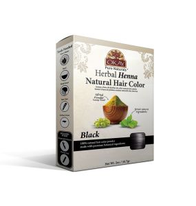 OKAY Herbal Henna Natural Hair Color - Black - 2 Oz