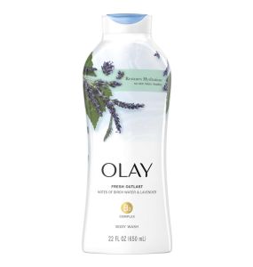 Olay Fresh Outlast Body Wash Notes of Birch Water & Lavender - 22 Oz