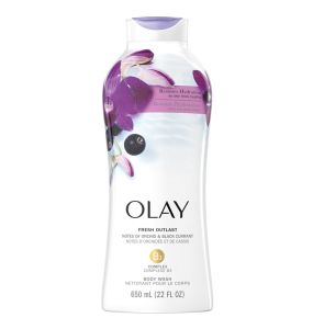 Olay Fresh Outlast Body Wash, Orchid & Black Currant - 22 Oz
