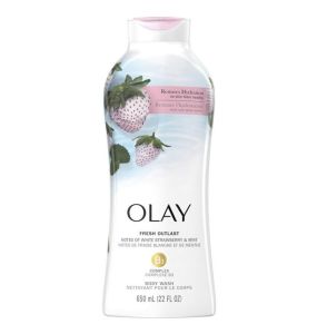 Olay Fresh Outlast White Strawberry & Mint Body Wash -22 Oz