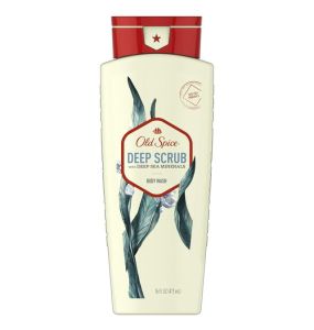 Old Spice Body Wash for Men, Deep Scrub Scent - 16 Oz
