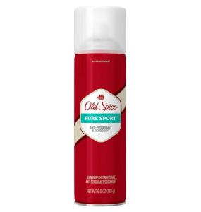 Old Spice Pure Sport Aerosol Antiperspirant and Deodorant - 6 Oz
