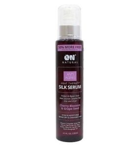 On Natural Anti Aging Heat Therapy Silk Serum, Cherry Blossom & Grape Seed - 4.5 Oz