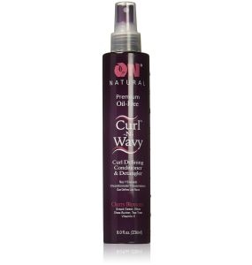 On Natural On Curl -n- Wavy Curl Defining Conditioner & Detangler, Cherry Blossom - 8 Oz