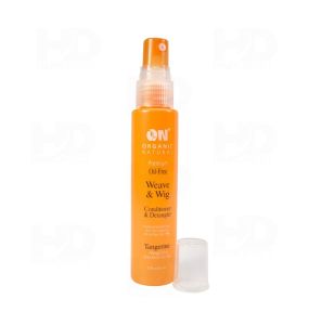 On Natural Premium Oil-Free Weave & Wig Conditioner & Detangler, Tangerine - 2 Oz