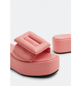 Boyy Puffy Sandal Platform Wedge	(Size 39)