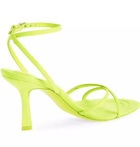 Alexander Wang Dahlia 105MM Sandal in Lycra Yellow Size 40