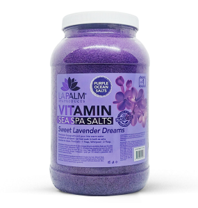 La Palm Vitamin Sea SPA Salt Sweet Lavender Dreams - 1 Gallon 	