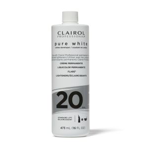 Clairol Professional Pure White Permanent  Creme Developer - Standard Lift ( 20 Volume)  16oz