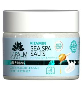 La Palm Vitamin Sea SPA Salts Milk & Honey 	- 12 Oz