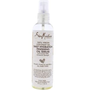 SheaMoisture 100% Virgin Coconut Oil Daily Hydration Finishing Oil Serum - 4 Oz