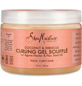 SheaMoisture Coconut and Hibiscus Curling Gel Souffle - 12 Oz
