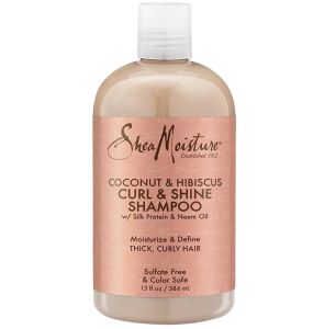 SheaMoisture Coconut & Hibiscus Curl and Shine Shampoo - 13 Oz