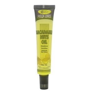 Sunflower Difeel Mega Care Hair Oil, Macadamia Nuts Oil - 1.5 Oz