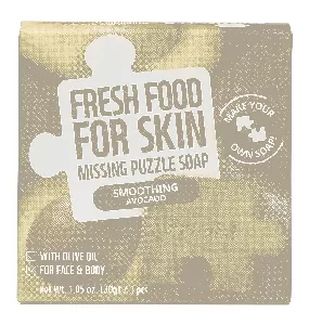 Fresh Food For Skin Missing Puzzle Soap-Smoothing Avocado - 1.05 Oz