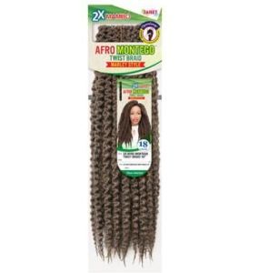 Janet Collection 2X Afro Montego Twist Braid 18" Colour #1B