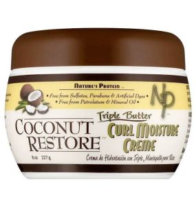 Nature's Protein Coconut Restore Triple Butter Curl Moisture Crème - 8 Oz
